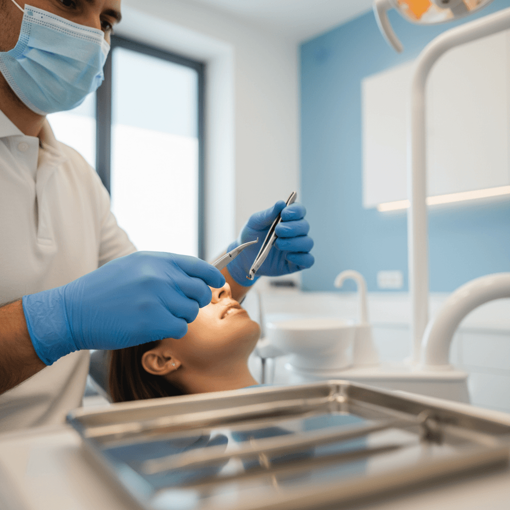 Cât costă o extracție dentară în România 2026 — prețuri reale 80–1.900 RON (incl. măsea de minte)