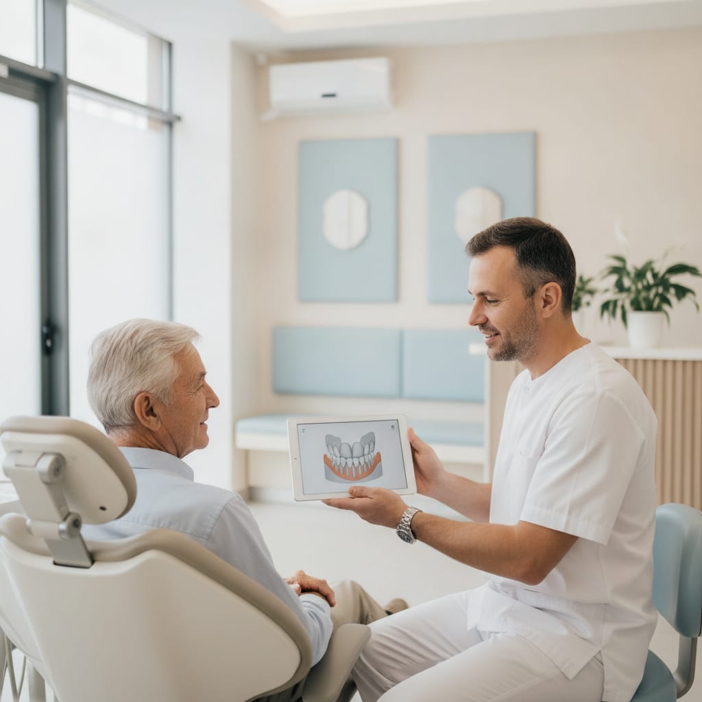 Implant Dentar pentru Pensionari 2026 — Buget, Alternative și Decontare CNAS